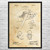 Cue Chalk Patent Wall Art Cue Chalk Patent Wall Art