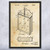 Knife Rack Patent Wall Art Knife Rack Patent Wall Art