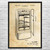 Refrigerator Patent Wall Art