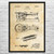 Triple Beam Scale Patent Wall Art