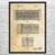 Football Field Patent Wall Art