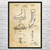 Figure Skate Patent Wall Art