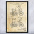 Coaster Bike Patent Wall Art Coaster Bike Patent Wall Art