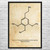 Mescaline Molecule Wall Art Mescaline Molecule Wall Art