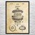 Curling Stone Patent Wall Art Curling Stone Patent Wall Art