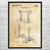 Weight Stand Patent Wall Art
