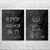 Firefighter Patent Wall Art Set of 2