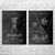 Surveying Patent Wall Art Set of 2 Surveying Patent Wall Art Set of 2