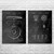 Disc Golf Patent Wall Art Set of 2 Disc Golf Patent Wall Art Set of 2