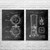 Kitchen Patent Wall Art Set of 2