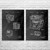 HVAC Patent Wall Art Set of 2