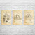 Bicycle Patent Wall Art Set of 3 Bicycle Patent Wall Art Set of 3
