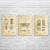 Bootlegger Patent Wall Art Set of 3