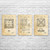 Board Game Patent Wall Art Set of 3 Board Game Patent Wall Art Set of 3
