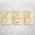 Neurotransmitter Molecules Wall Art Set of 3 Neurotransmitter Molecules Wall Art Set of 3