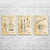 Bass Guitar Patent Wall Art Set of 3