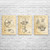 Movie Theater Patent Wall Art Set of 3