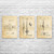 Early Flight Patent Wall Art Set of 3 Early Flight Patent Wall Art Set of 3