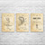 Salon Patent Wall Art Set of 3 Salon Patent Wall Art Set of 3