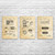 Telecom Patent Wall Art Set of 3 Telecom Patent Wall Art Set of 3