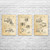 Sanitation Patent Wall Art Set of 3 Sanitation Patent Wall Art Set of 3
