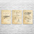 Combat Rifle Patent Wall Art Set of 3 Combat Rifle Patent Wall Art Set of 3