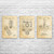 Photography Patent Wall Art Set of 3 Photography Patent Wall Art Set of 3