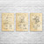 Barbecue BBQ Patent Wall Art Set of 3
