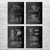 Piano Patent Wall Art Set of 4