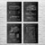 Subway Patent Wall Art Set of 4 Subway Patent Wall Art Set of 4