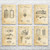 Thomas Edison Patent Wall Art Set of 6 Thomas Edison Patent Wall Art Set of 6