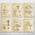 Swimming Pool Patent Wall Art Set of 6 Swimming Pool Patent Wall Art Set of 6