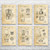 Coffee Patent Wall Art Set of 6 Coffee Patent Wall Art Set of 6