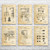 Bathroom Patent Wall Art Set of 6 Bathroom Patent Wall Art Set of 6