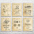 Butcher Patent Wall Art Set of 6