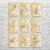 Drum Patent Wall Art Set of 9