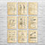 Workshop Patent Wall Art Set of 9 Workshop Patent Wall Art Set of 9