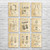 Bar Patent Wall Art Set of 9 Bar Patent Wall Art Set of 9