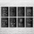 Police Patent Wall Art Set of 8