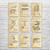 Construction Patent Wall Art Set of 9 Construction Patent Wall Art Set of 9