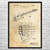 1969 Bass Guitar Patent Wall Art