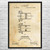 1880 Air Compressor Patent Wall Art 1880 Air Compressor Patent Wall Art