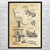 1903 Barber Chair Patent Wall Art