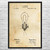 Edison Electric Light Patent Wall Art