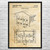 Garage Door Patent Wall Art