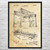 Straddle Carrier Patent Wall Art
