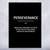 Perseverance Motivational Print Perseverance Motivational Print