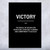 Victory Motivational Print Victory Motivational Print