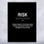 Risk Motivational Print