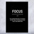 Focus Motivational Print